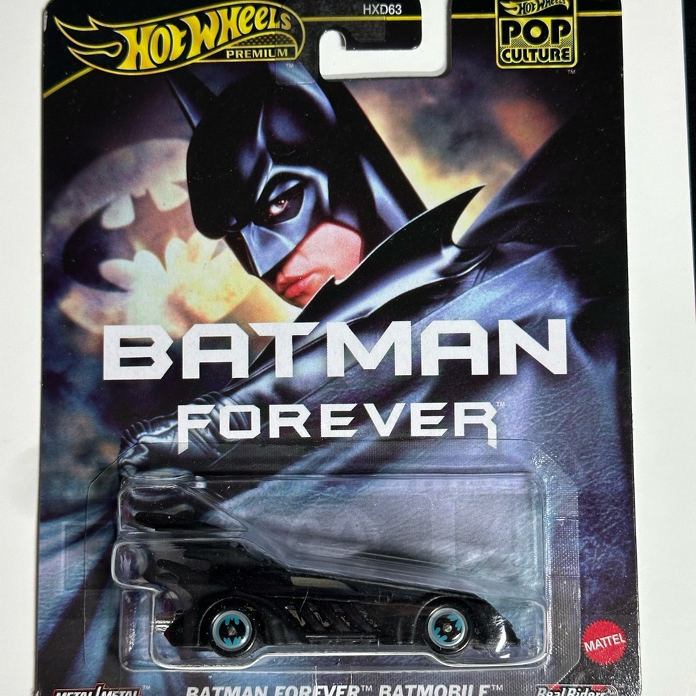 Mattel Hot Wheels Black Batmobile Car